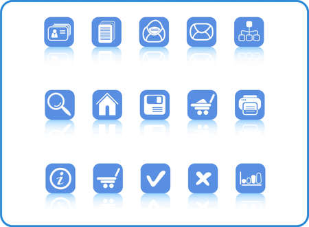 Miscellaneous raster web icons. Vector version is available in my portfolioのイラスト素材
