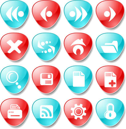 Browser iconsのイラスト素材