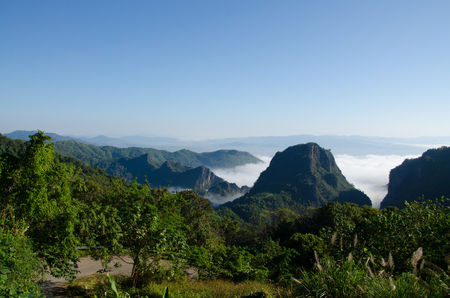 Border of Thailand and Myanmar and view.の写真素材
