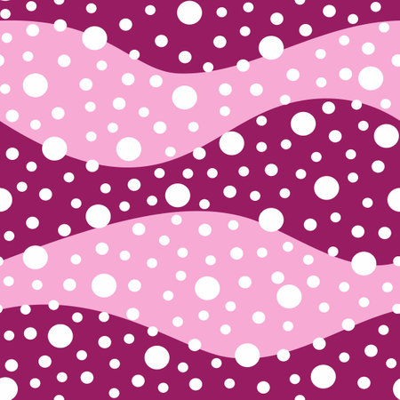 Abstract seamless pattern with waves.のイラスト素材