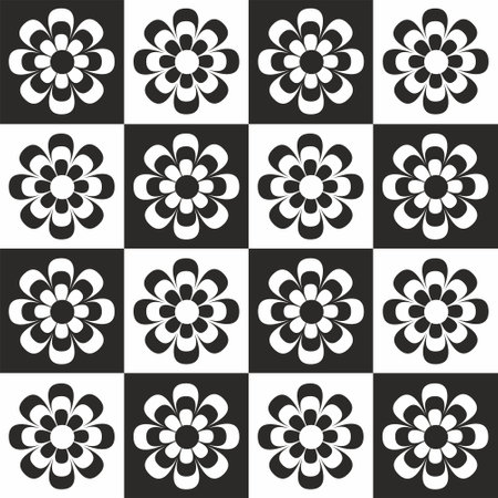 Flower seamless pattern. Vector illustration.のイラスト素材