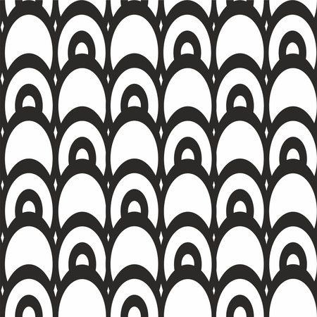 Geometric seamless pattern with ellipses.のイラスト素材