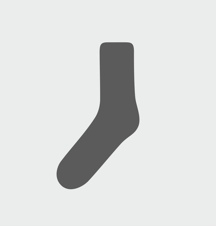 Sock icon on a background. Vector illustration.のイラスト素材