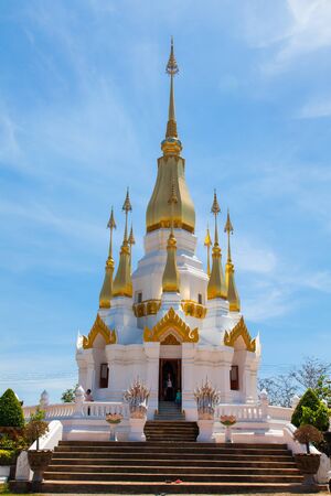 a temple in northeast thailandの写真素材