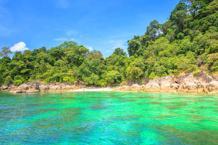 Seascape of andaman sea, Lipe island の写真素材