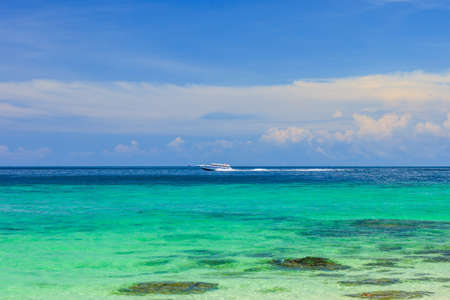 Seascape of andaman sea, Lipe island の写真素材