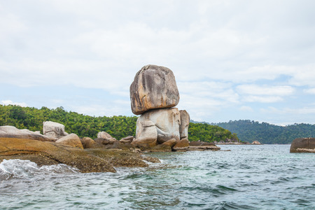 Seascape of andaman sea, Lipe island の写真素材