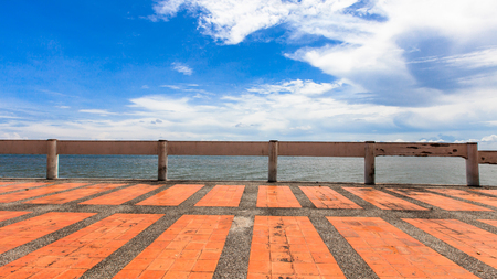 Path and coastlineの写真素材