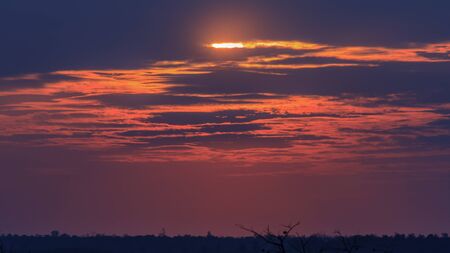 Beautiful sunset skyの写真素材