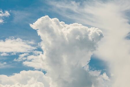 sky and cloudの写真素材