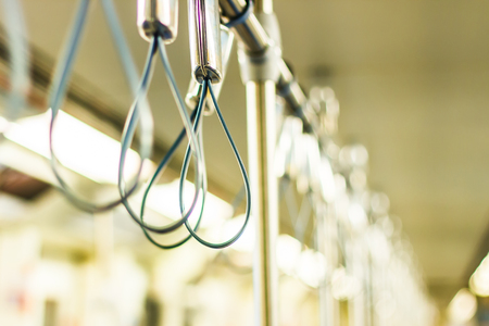 Bus handle barの写真素材