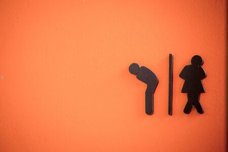 Restroom signの写真素材