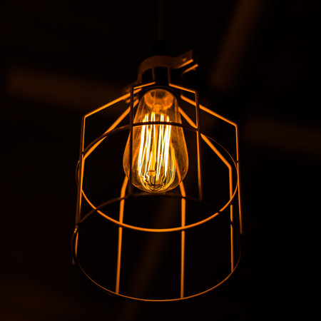 Retro luxury light bulb decor