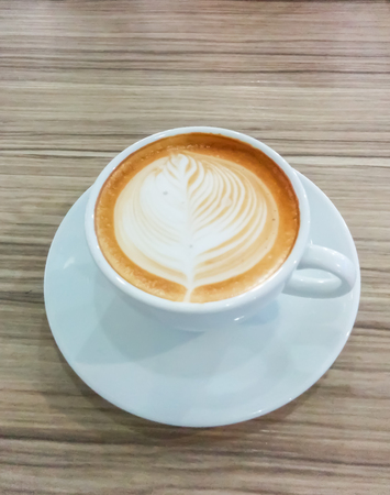 Hot cappuccino coffeeの写真素材