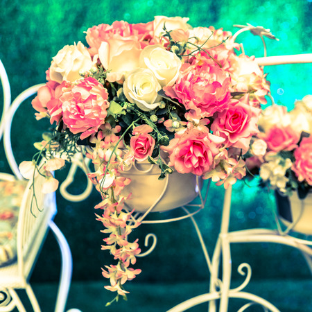 Bouquet roses flower decorの写真素材