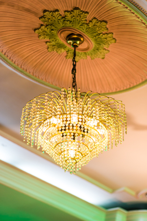Chandelier light decorの写真素材
