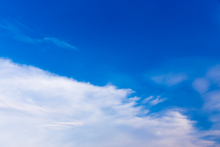 Blue sky and cloudsの写真素材