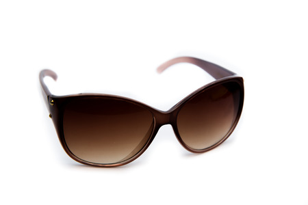 Sunglasses on white backgroundの写真素材