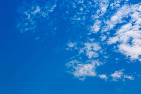 blue sky and clouds backgroundの写真素材
