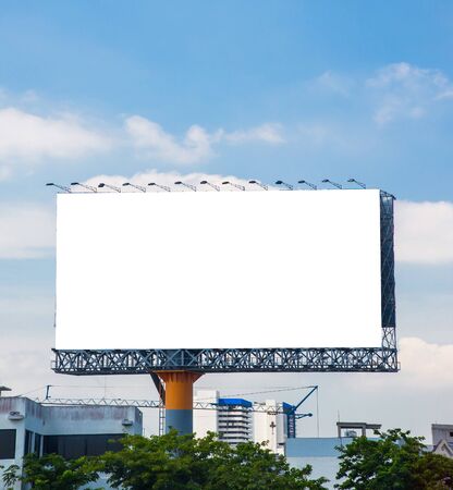 Blank billboard for new advertisementの写真素材