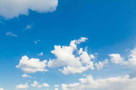 Blue sky and cloudsの写真素材