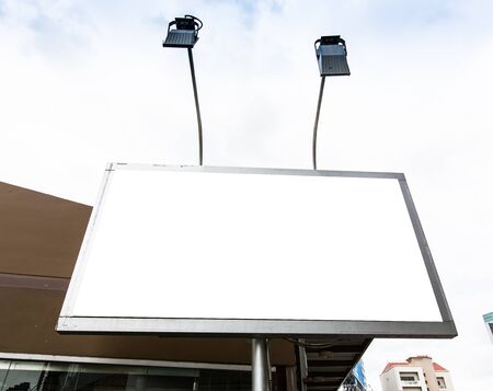 Blank billboard for new advertisementの写真素材