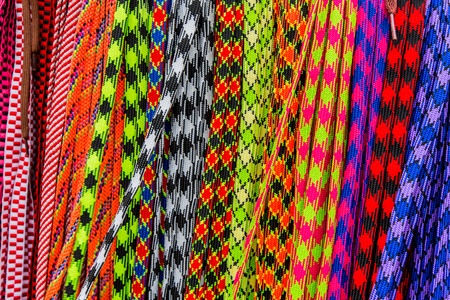 color shoelace backgroundの写真素材