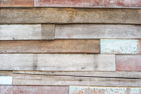 Old wood wall backgroundの写真素材