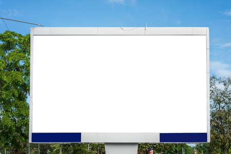 blank billboard for new advertisingの写真素材