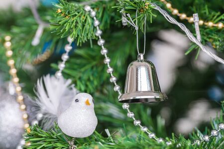Christmas tree decor close upの写真素材