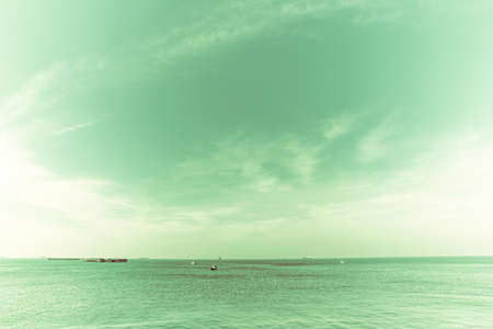 retto tropical sea and skyの写真素材