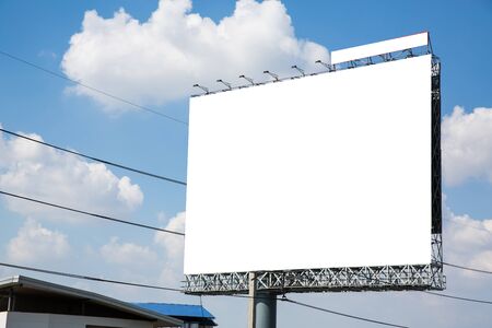 Blank billboard for new advertisementの写真素材