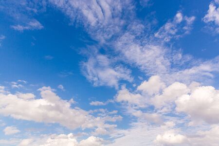 blue sky and cloudの写真素材