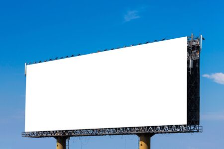 Blank billboard for new advertisementの写真素材