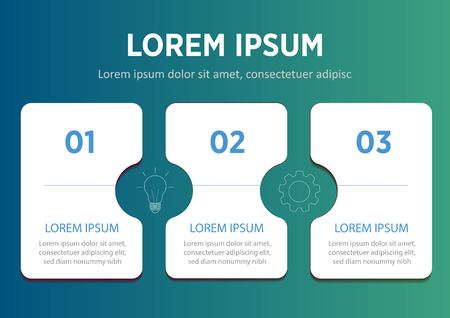 Business data visualization. Process chart. Abstract elements of graph, diagram with steps, options, parts or processes. Vector business template for presentation.のイラスト素材