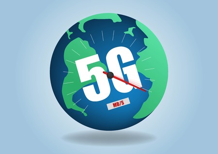 4g 5g network global Earth Communications networks map of the world Blue map global logistics connections,innovative Big data of iot ai technology in scienceのイラスト素材