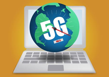 4g 5g network global Earth Communications networks map of the world Blue map global logistics connections,innovative Big data of iot ai technology in scienceのイラスト素材