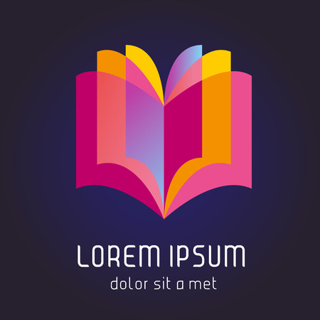 Book sign. Book symbol. Vector illustration