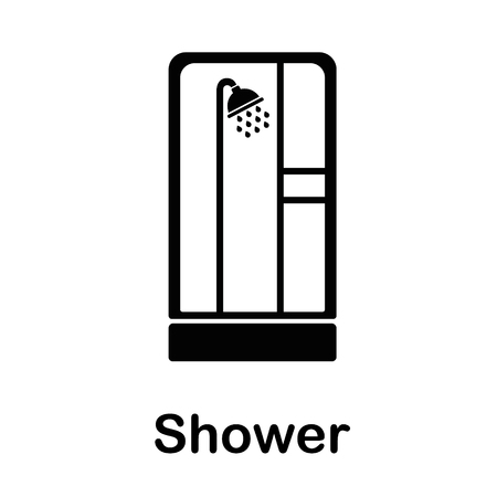 Shower icon vector graphicのイラスト素材