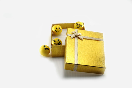 emotion ball gum in gift boxの写真素材