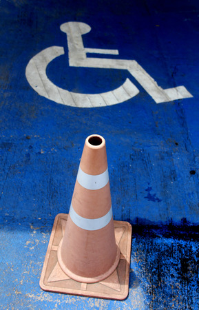 handicapped parkingの写真素材