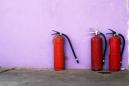 used extinguisherの写真素材