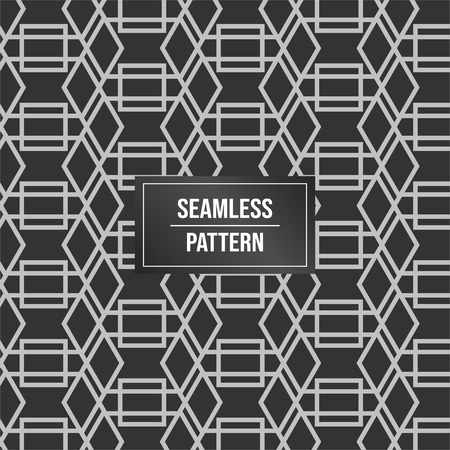 Geometric pattern background. Abstract pattern black backgroundのイラスト素材