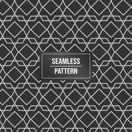 Geometric pattern background. Abstract pattern black backgroundのイラスト素材