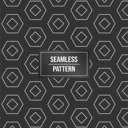 Geometric pattern background. Abstract pattern black backgroundのイラスト素材