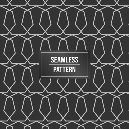 Geometric pattern background. Abstract pattern black backgroundのイラスト素材