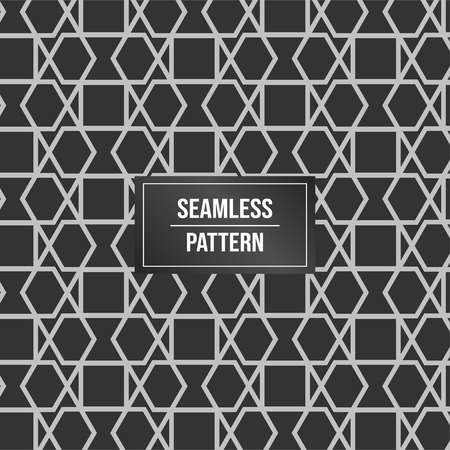 Geometric pattern background. Abstract pattern black backgroundのイラスト素材