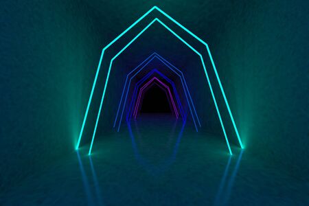 3d rendering of backgrounds abstract. 3d illustration of simple Geometricの写真素材