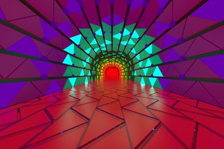 3d rendering of backgrounds abstract. 3d illustration of simple Geometricの写真素材