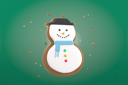 3d illustration for new year holidays and Christmas